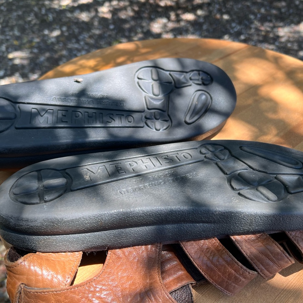 Mens Mephisto fisherman sandals - size 44 - Picture 4 of 8